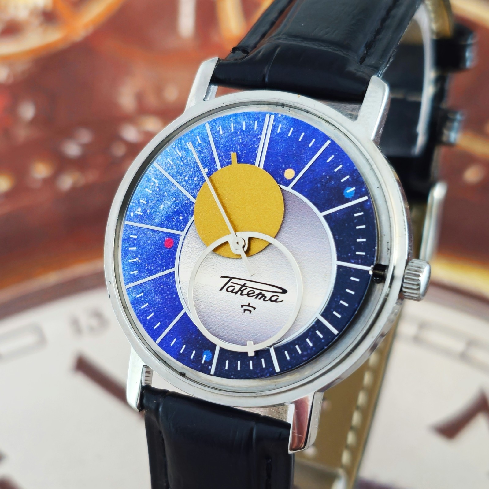 Vintage Watch USSR RAKETA Copernik 2609.HA Planets Wristwatch Copernicus