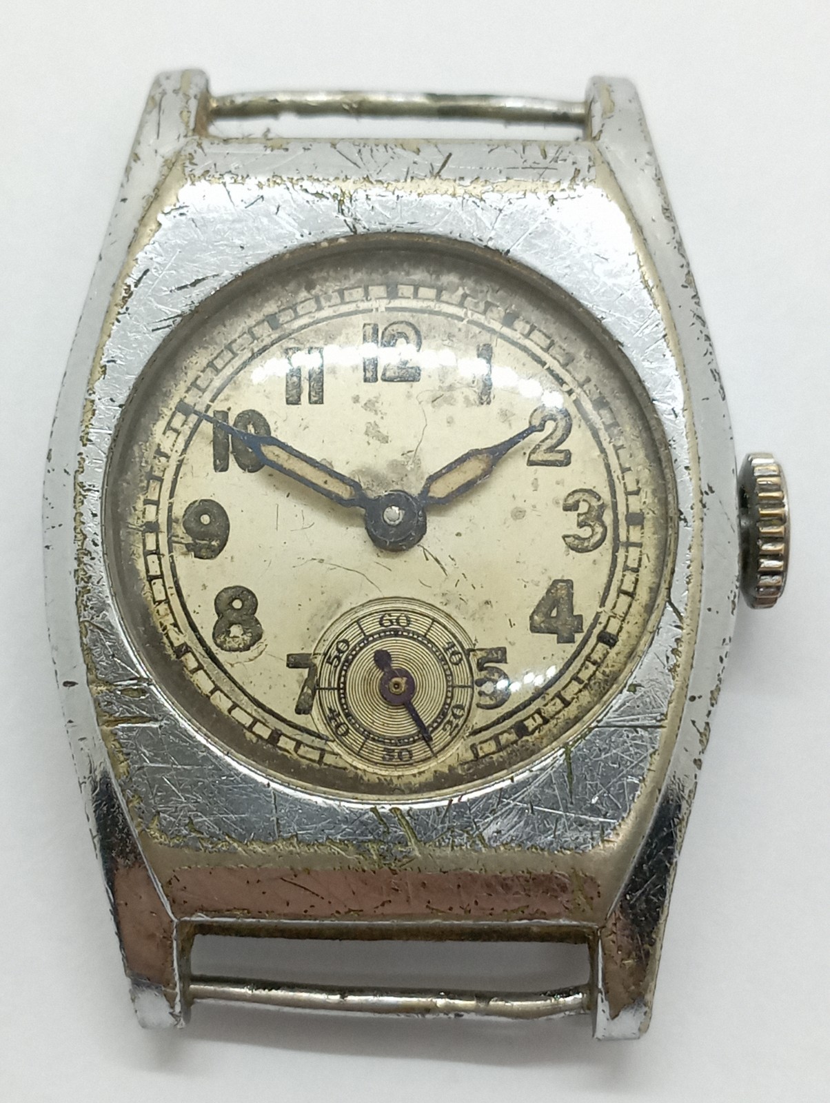 Vintage Tank Watch Cal. Cupillard 233 From 1920’s Military Working Very Well