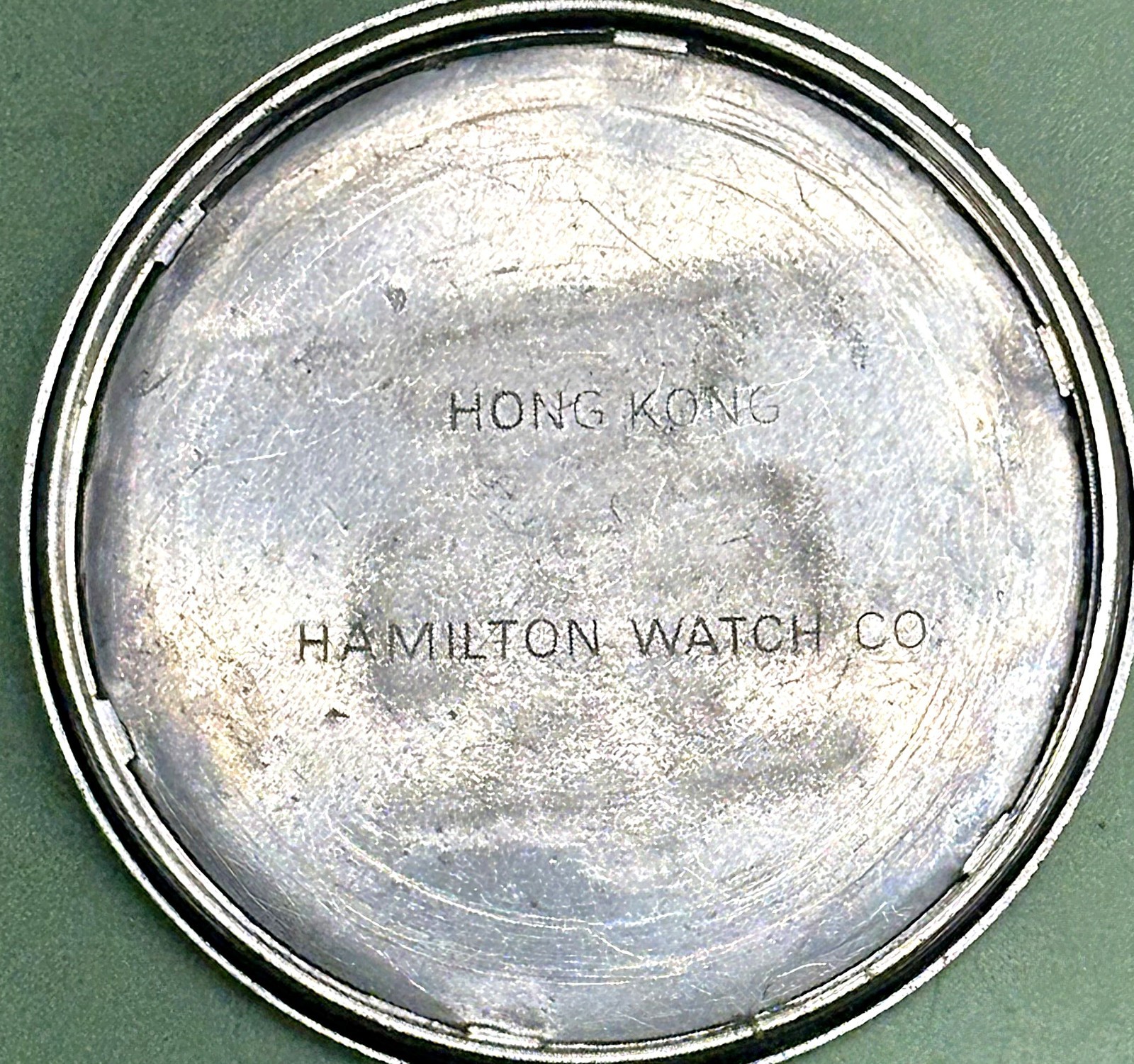 Vintage Hamilton Stainless Steel Mil-W-46374B US Military Mens Watch Dec 1982