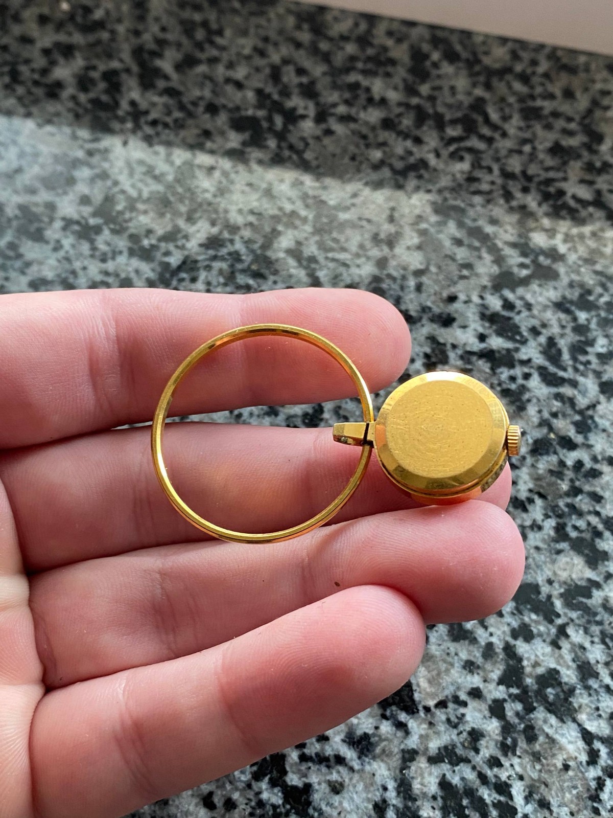 Vintage Chaika Watch Coulomb Women Soviet mechanical Wristwach Gold Plated Au- 5