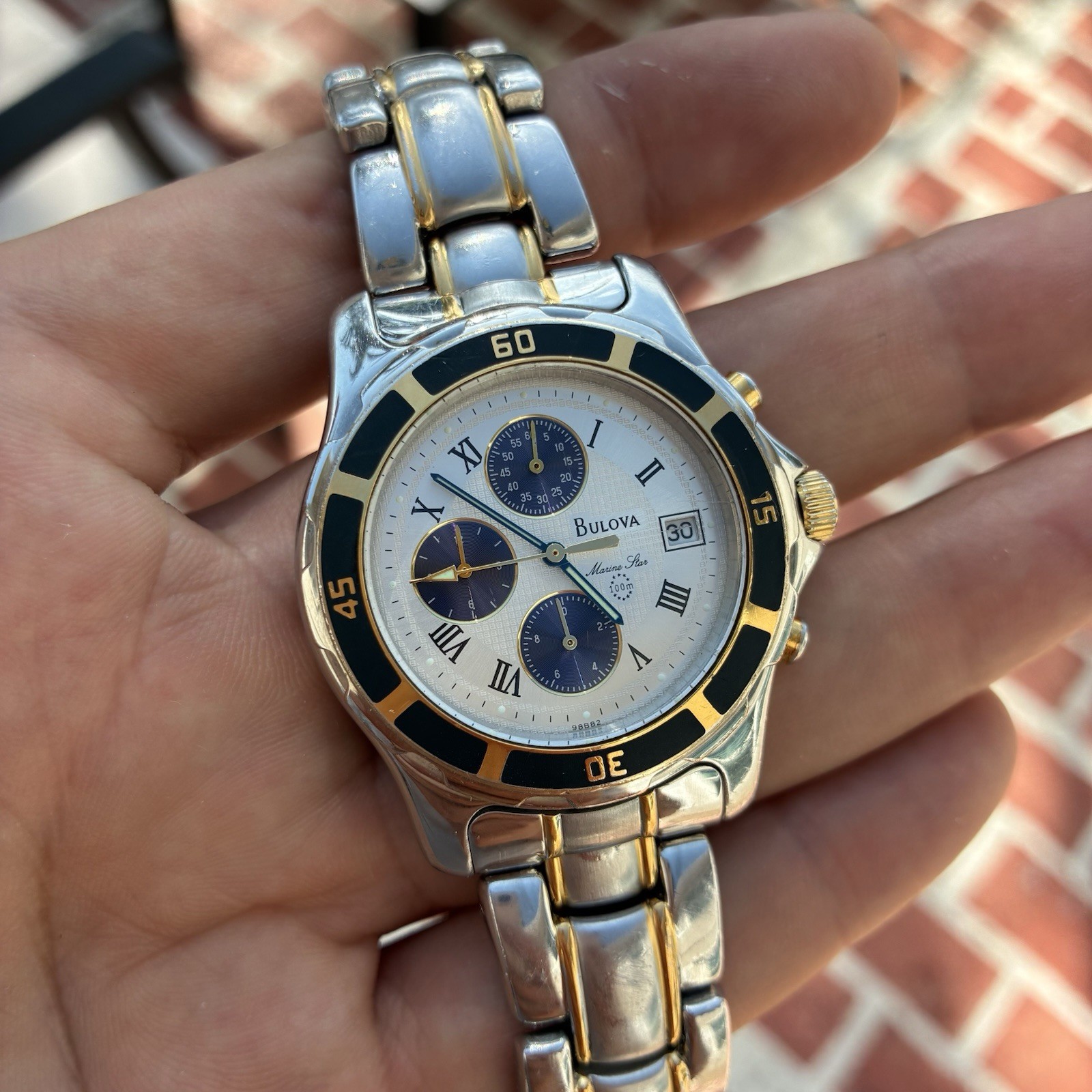 STUNNING Bulova Marine Star Chronometer Men’s Watch