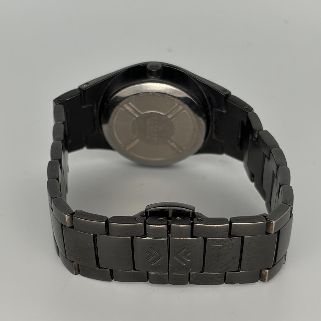 Skagen Black Label Ladies Titanium Watch Quartz Battery From Japan