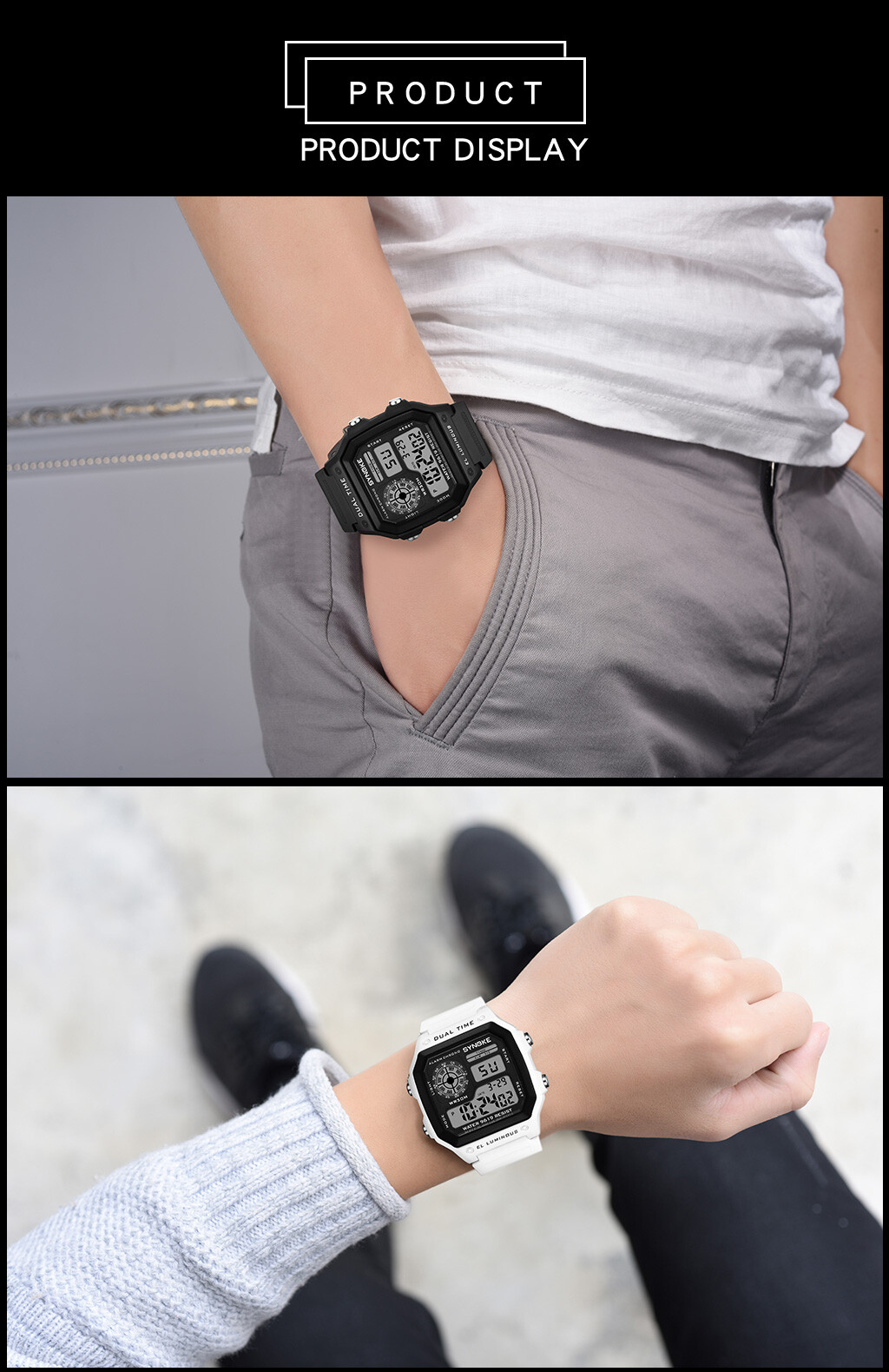 Waterproof Digital Sports Men Women Watch Military Tactical Wristwatch Best Gift