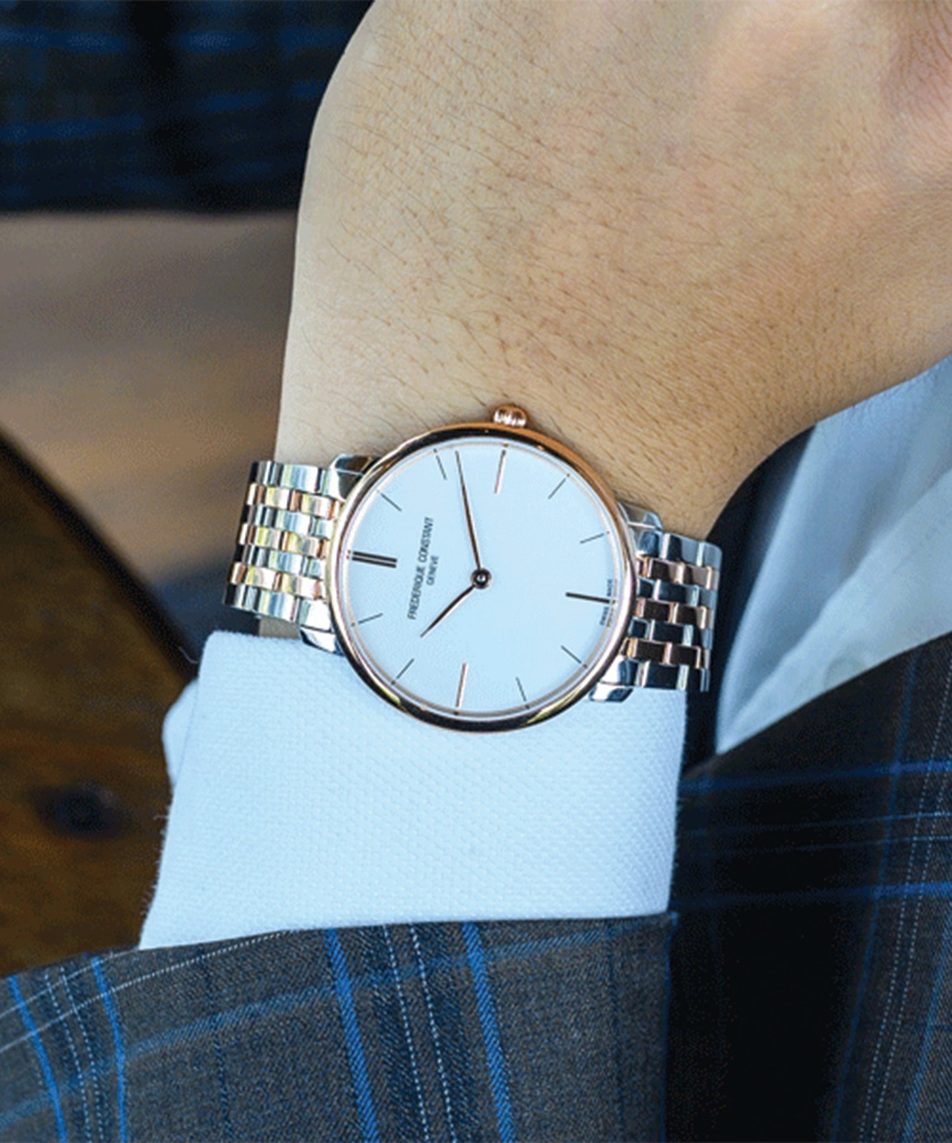 Frederique Constant Multicolour Mens Analogue Watch Slimline FC-200V5S32B