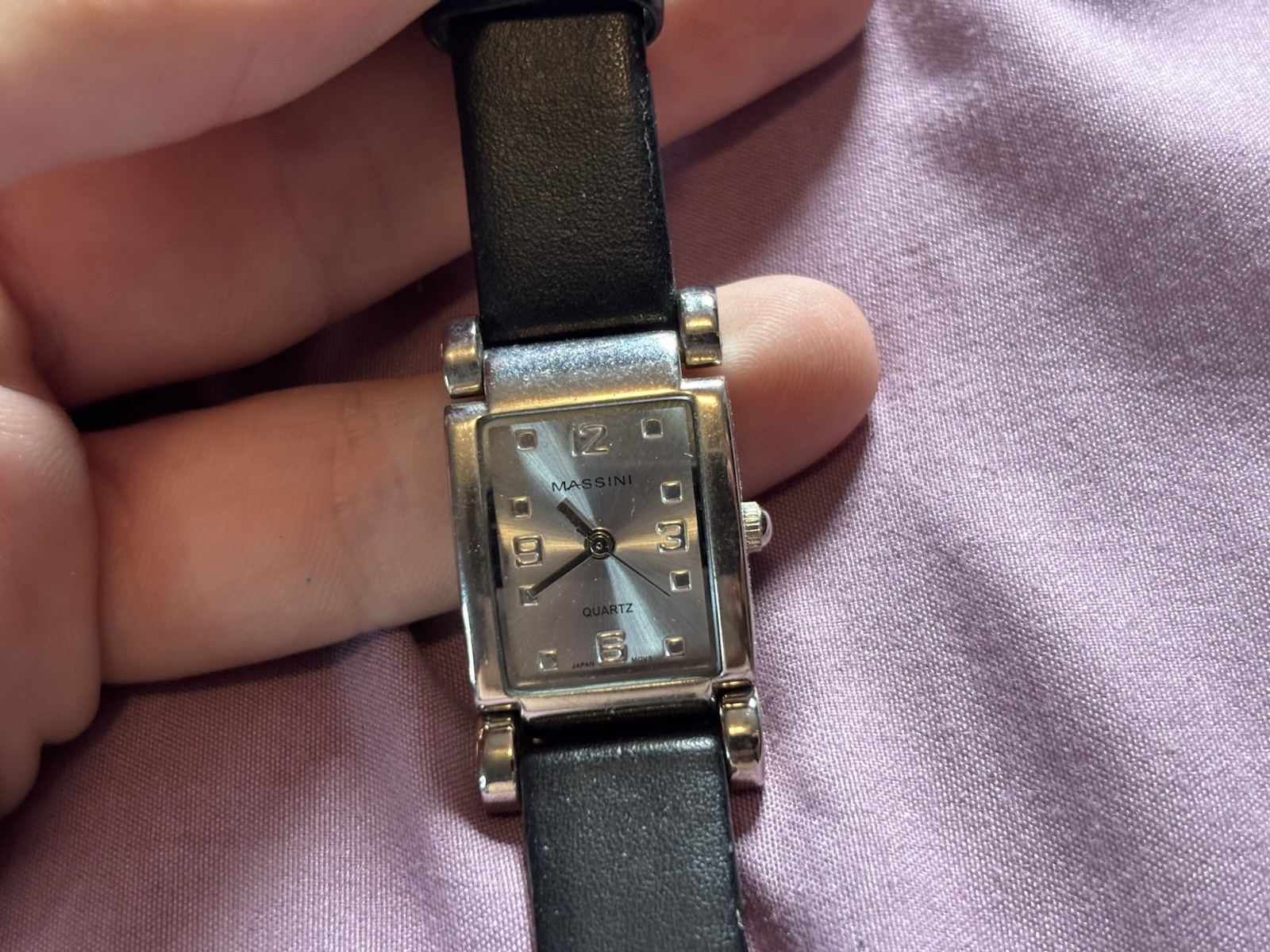 Massini Ladies Wristwatch C246-03 Japan Quartz Untested As Is Needs Battery