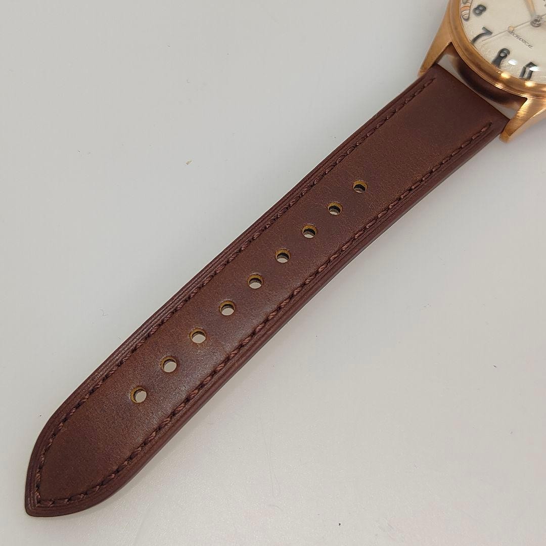 KUOE Kyoto Old Smith 90-002 Bronze Automatic Watch CuSn8 37mm Brown Leather