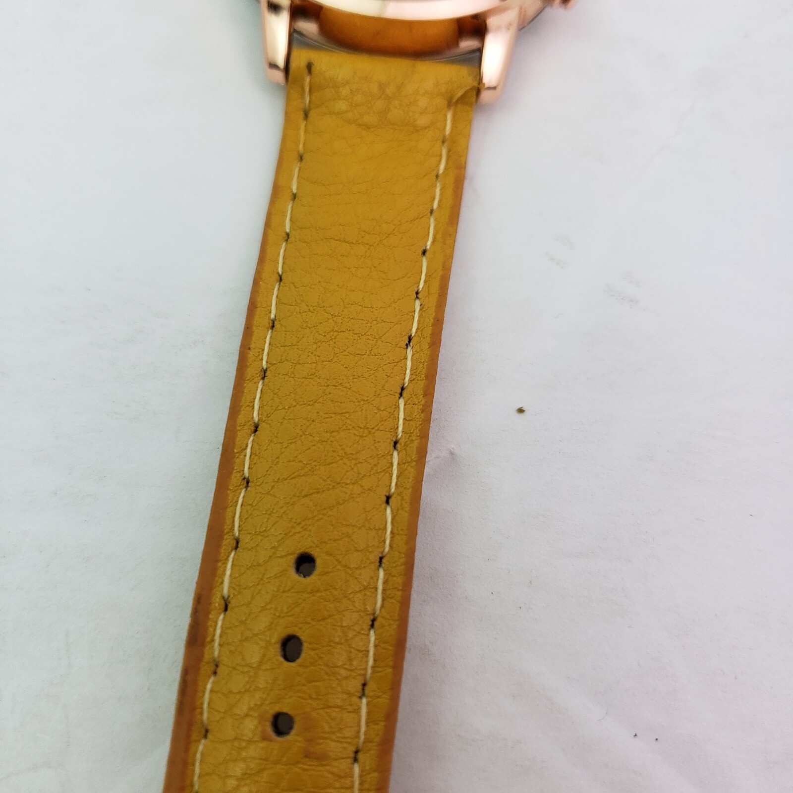 Unbranded Geneva Quartz Fashion Costume Adult Yellow Rose Gold Wrist Watch