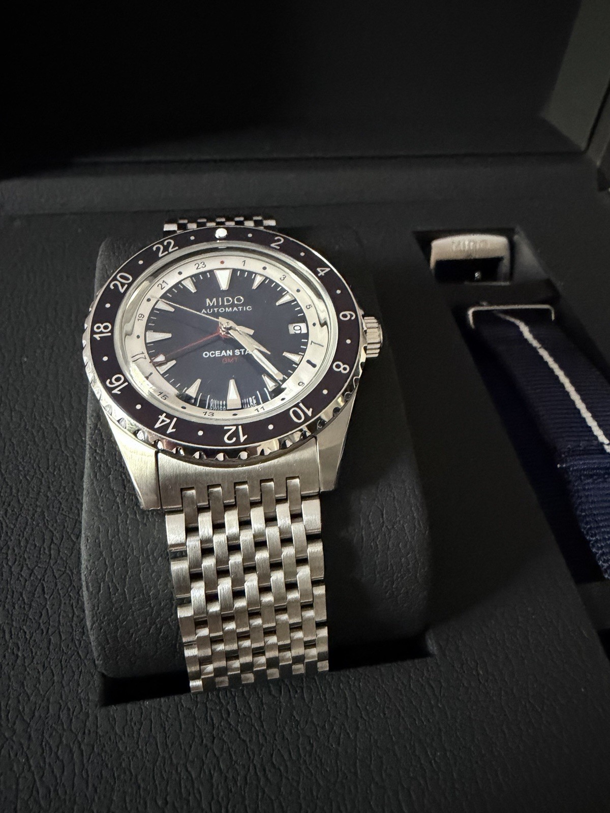 Mido Automatic Ocean Star GMT 40.5mm Blue Dial Men’s Watch M026.829.18.041.00