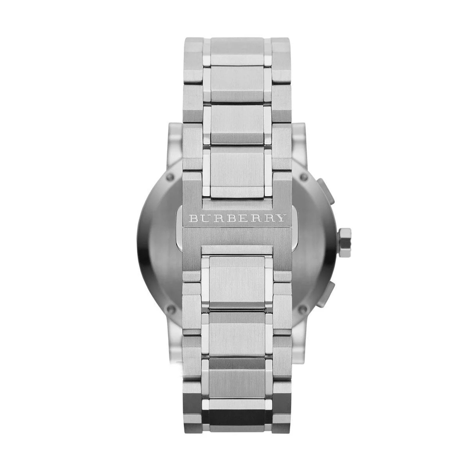 Burberry The City BU9363 42mm Blue Check Stamped Dial Quartz Chrono Mens Watch
