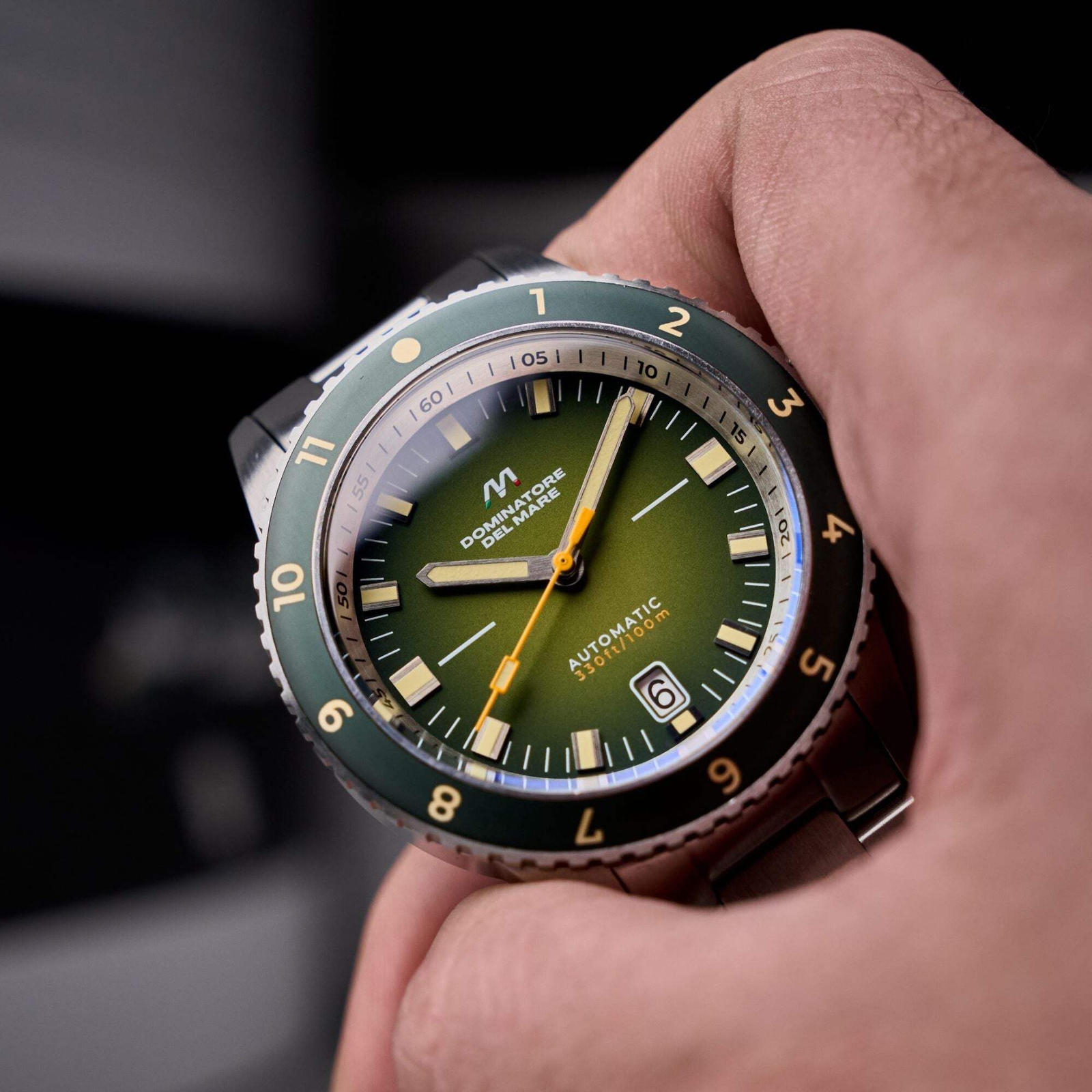 Tropea Automatic Green / Steel Stainless Steel | Green Dial Wristwatch DD-8026-3