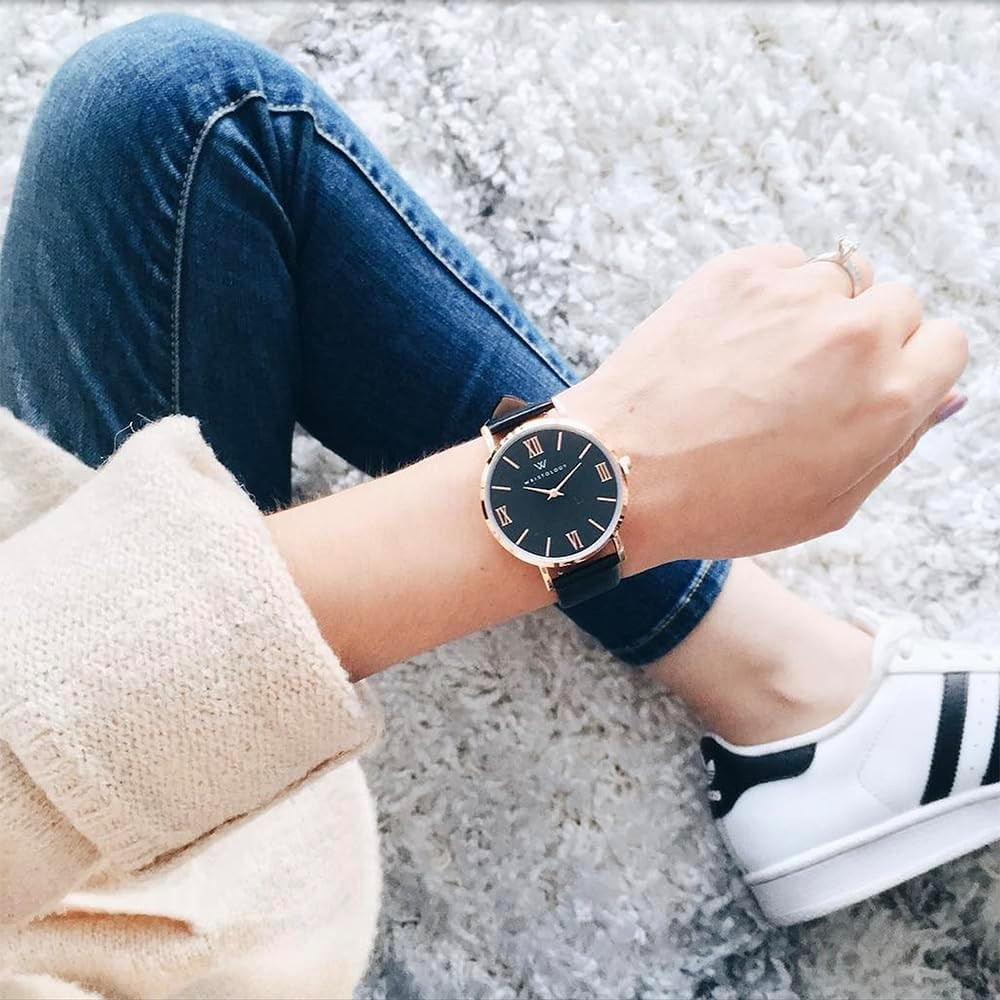 Easy Change Band Large Face Roman Numerals Boyfriend Womens Watch – Interchangea