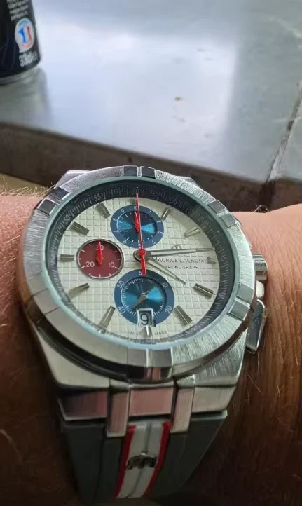 Maurice Lacroix Brand Watches for Mens Multifunction Chronograph WristWatch Gift