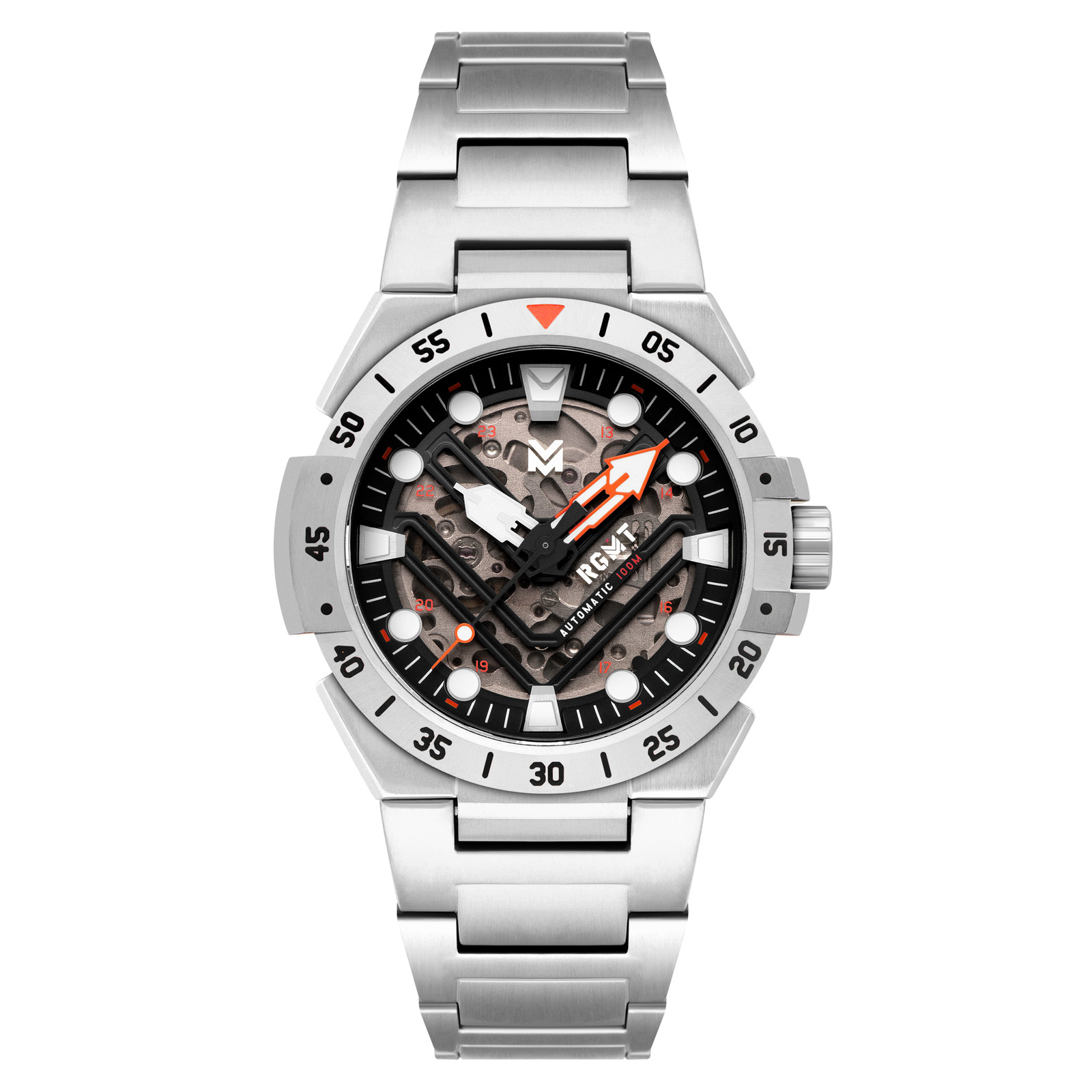 RGMT Himars Skeleton Automatic Stainless Steel Wristwatch RG-8063-11