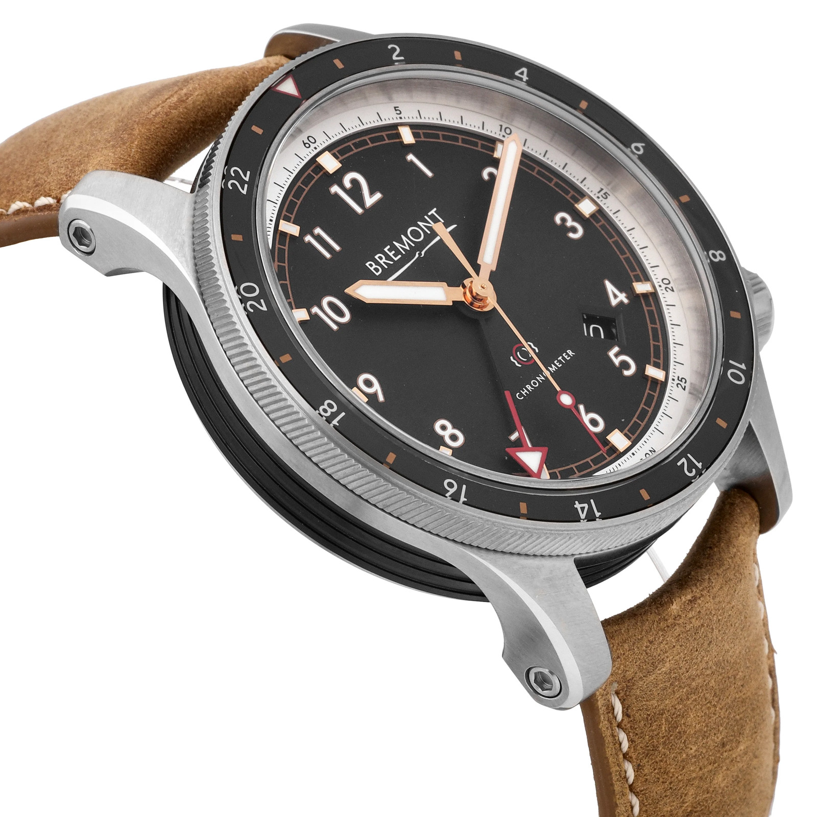 Bremont Ionbird Titanium Black Dial 43mm Auto Mens Watch IONBIRD MODEL 12020-R-S