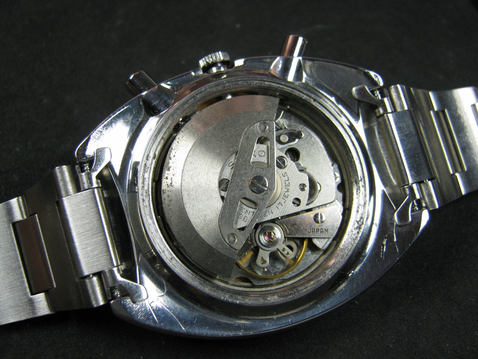 Classic Seiko 6139-6002 Pogue Chronograph Day Date Serviced A1 Condition Japan