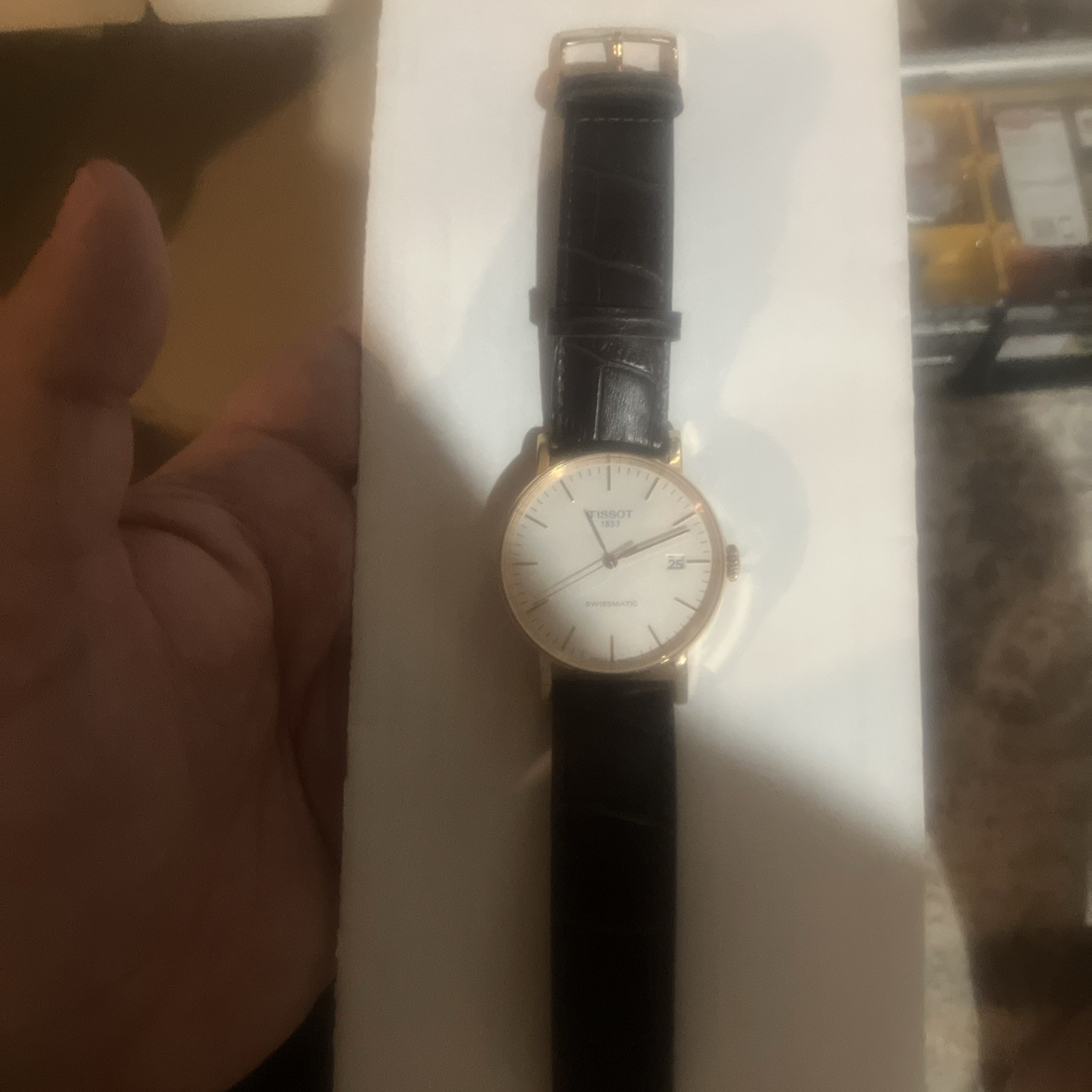 tissot mens watch automatic gold used vintage
