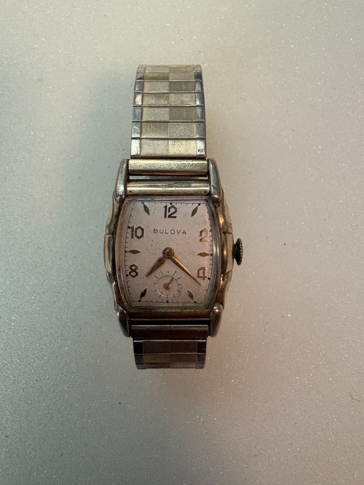 1954 Bulova L4 Mens Watch Good Condition Currently not Running