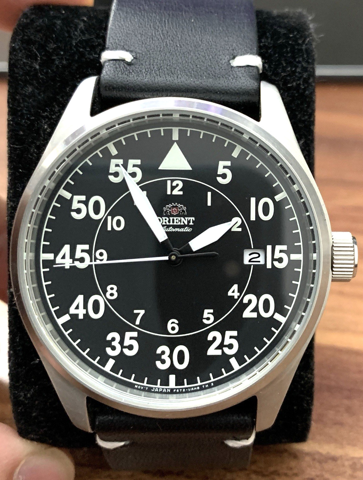 ORIENT Sports Automatic Flight RN-AC0H03B Black Dial Men’s Pilot Watch