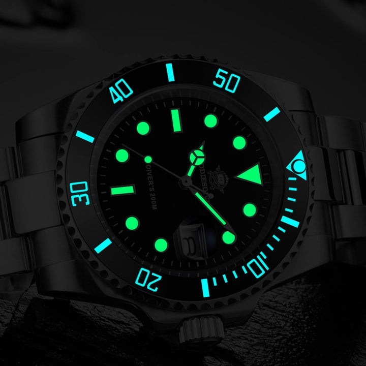 AddiesDive H3-Q 200m Quartz Dive Watch. Ships from USA.