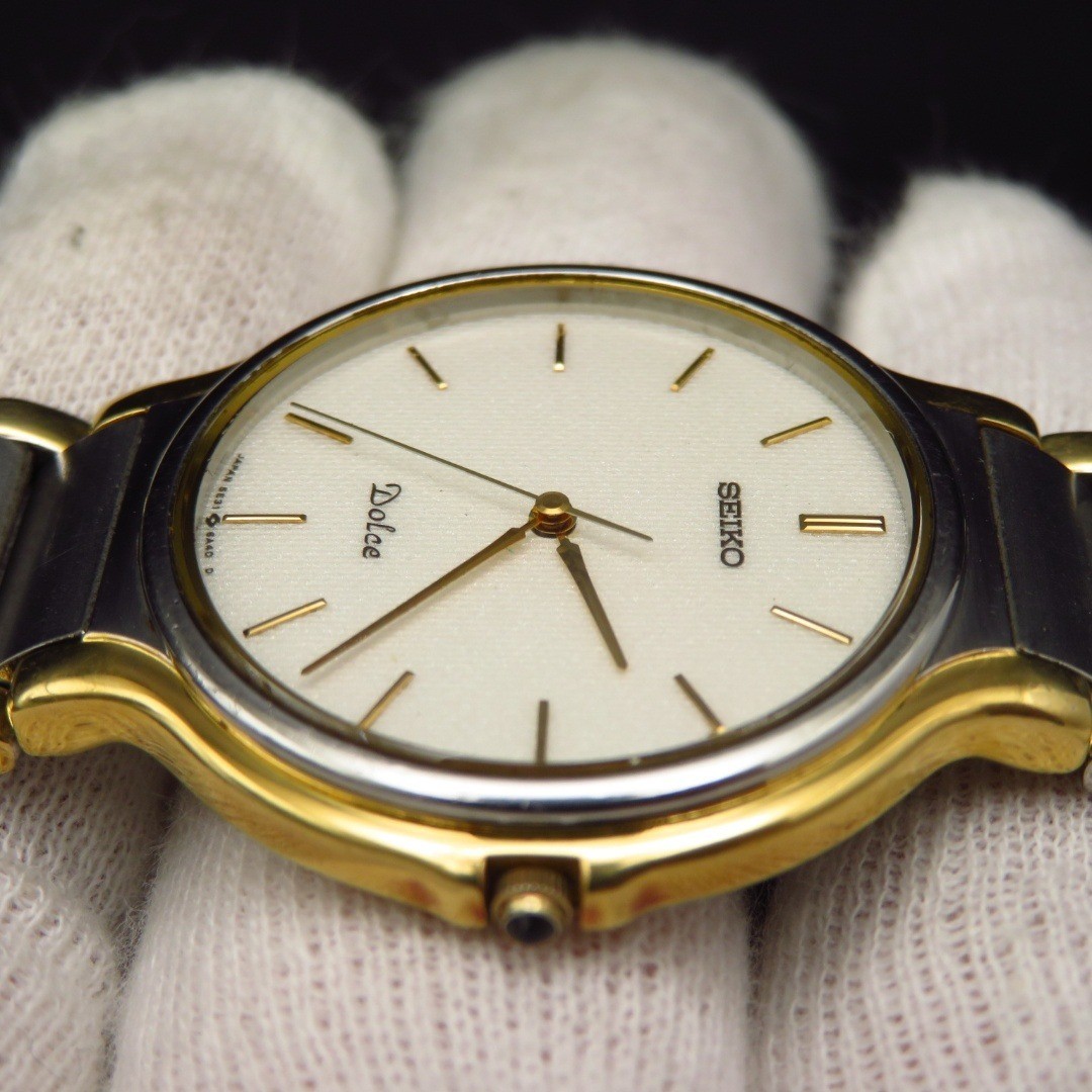 SEIKO Dolce Watch Combination Color Round Face