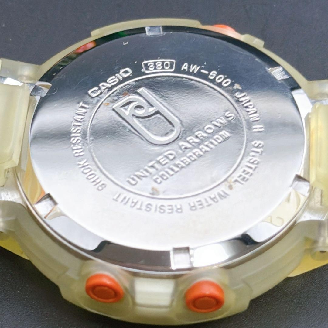 G-Shock Casio Quartz Men’s Watch AW-500BUA-1E Black Ivory Bezel Authentic