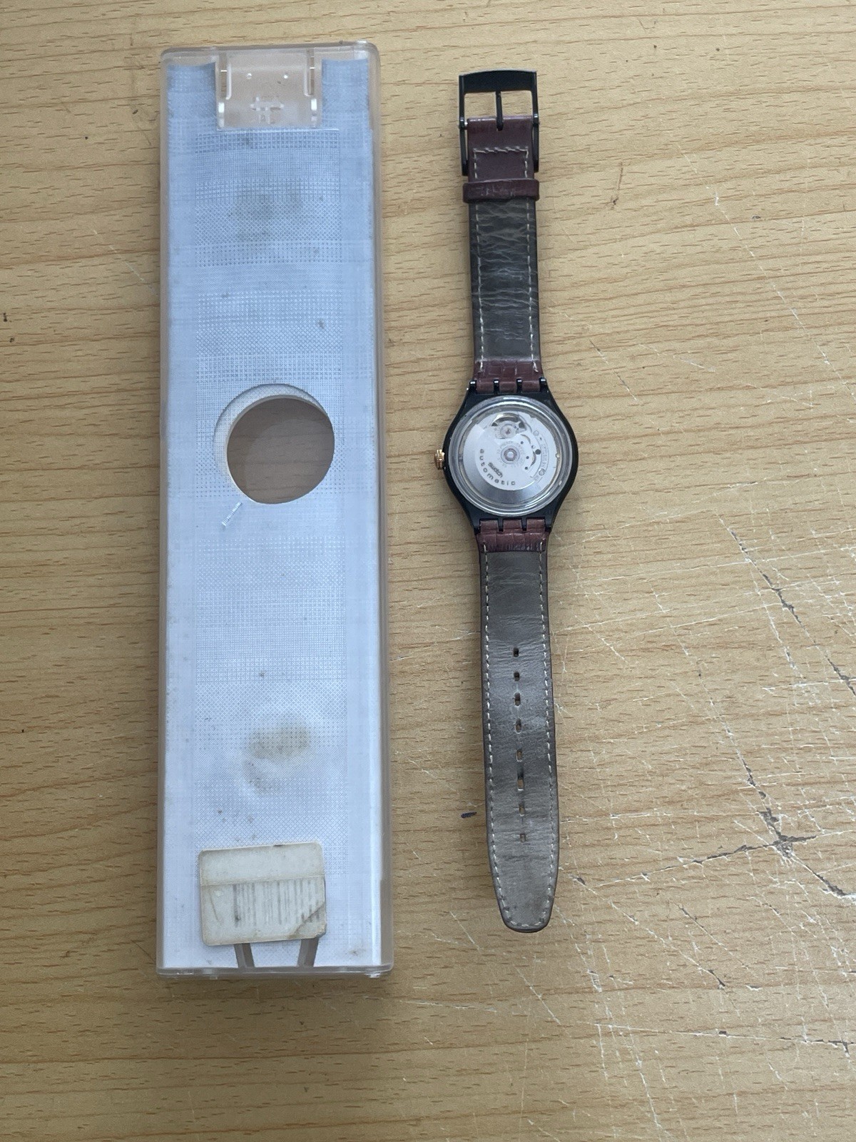 Swatch Swiss AG 1991 37mm Watch Full Set Original Mechanical Automatic Watch