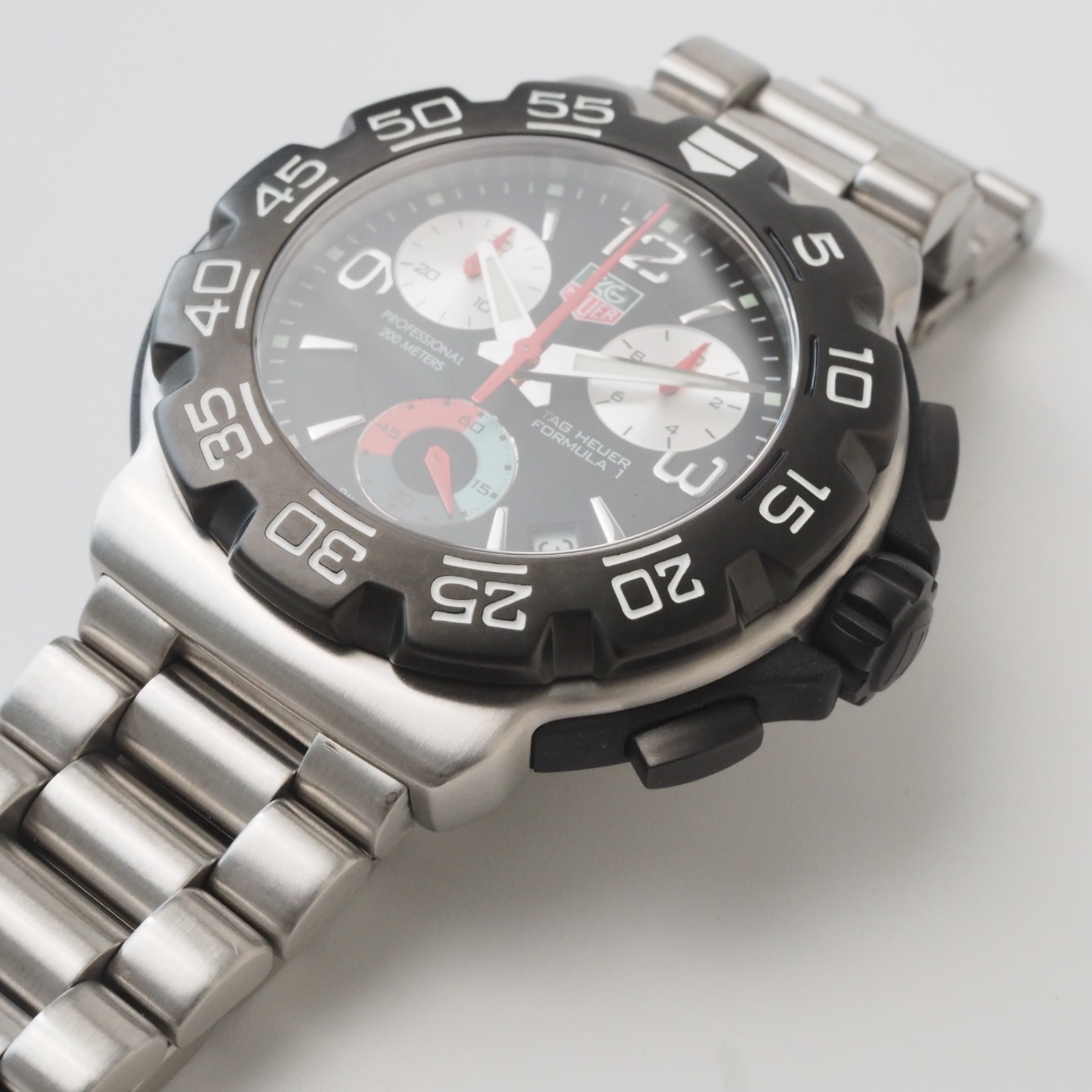 TAG HEUER Formula 1 CAC1110-0 Quartz Chronograph Black Dial Men’s 41 mm Watch