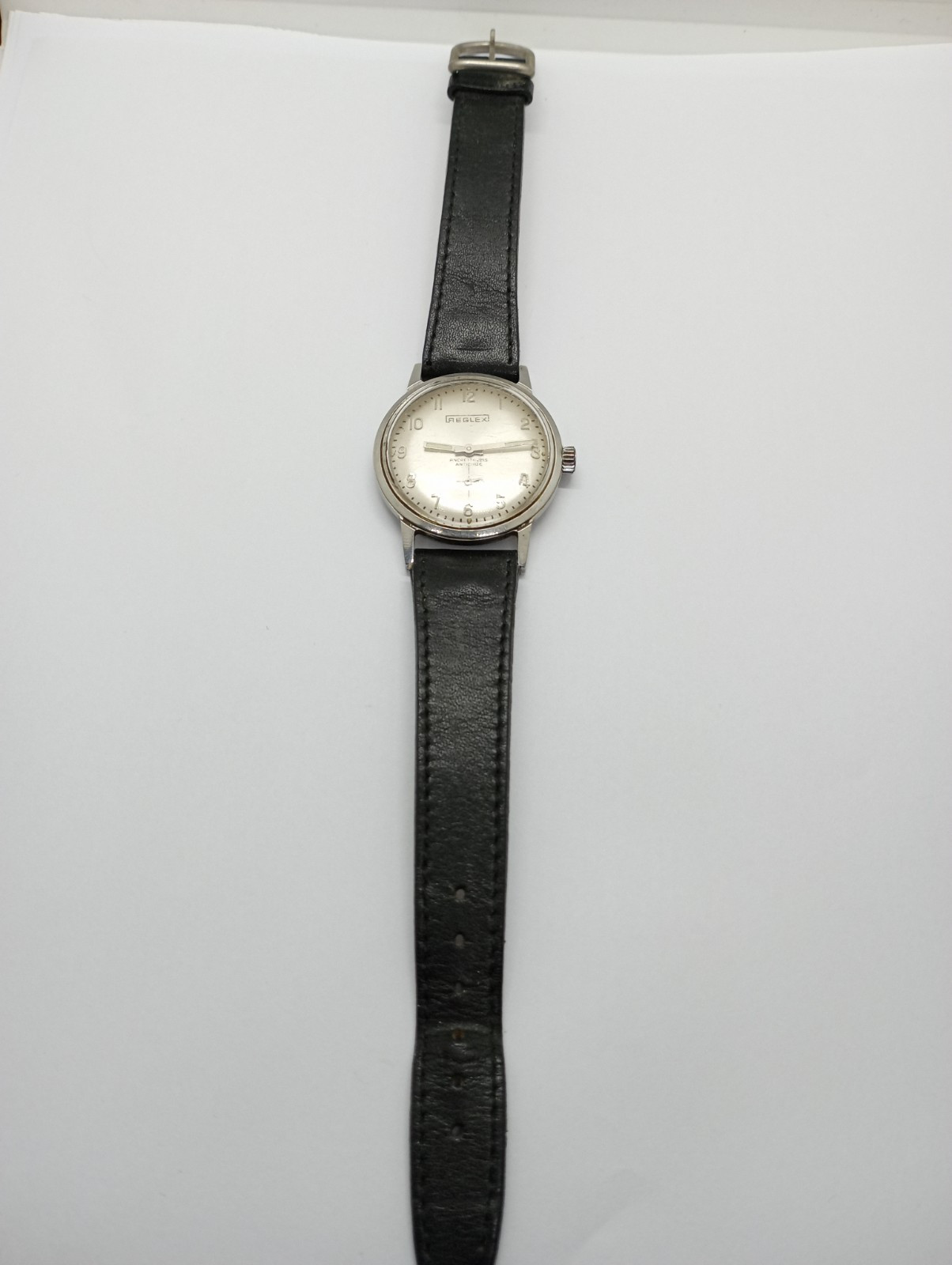Vintage REGLEX ANCRE Cal. Cupillard 233-60 Watch Working Well ALL S. STEEL