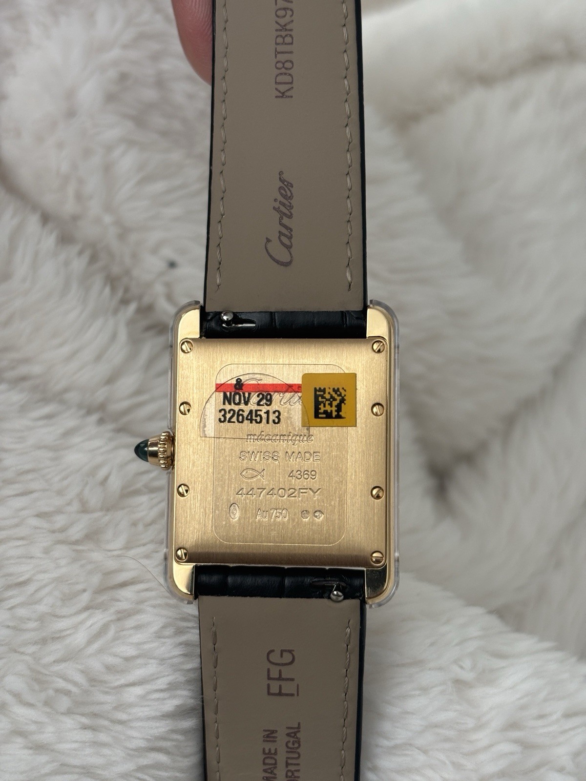 Cartier Tank Louis Cartier WGTA0211 18k Gold Mechanical Wind Full Set 2026