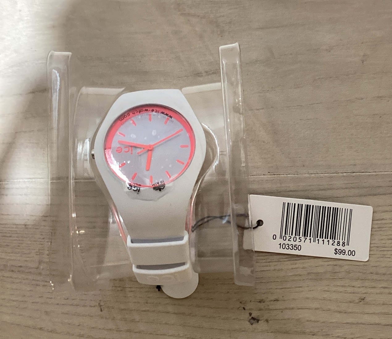 Ice Watch Ladies Crazy White Dial White Polyurethane Watch ICE.CY.CA.U.S.13 NWT