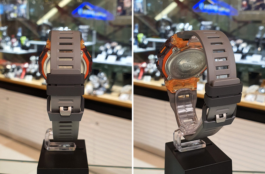 Casio G-Shock GBD-200SM-1A6DR Bluetooth Orange Gray Digital Watch New