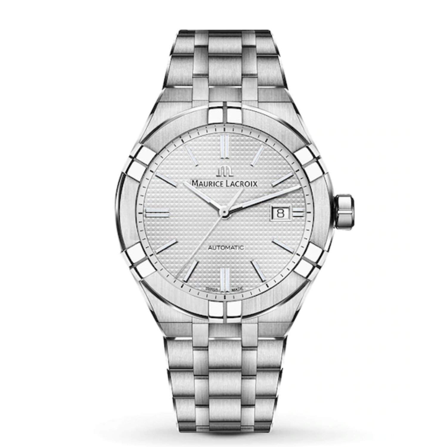 Maurice Lacroix AI6008-SS002-130-1 Men’s Aikon Grey Automatic Watch