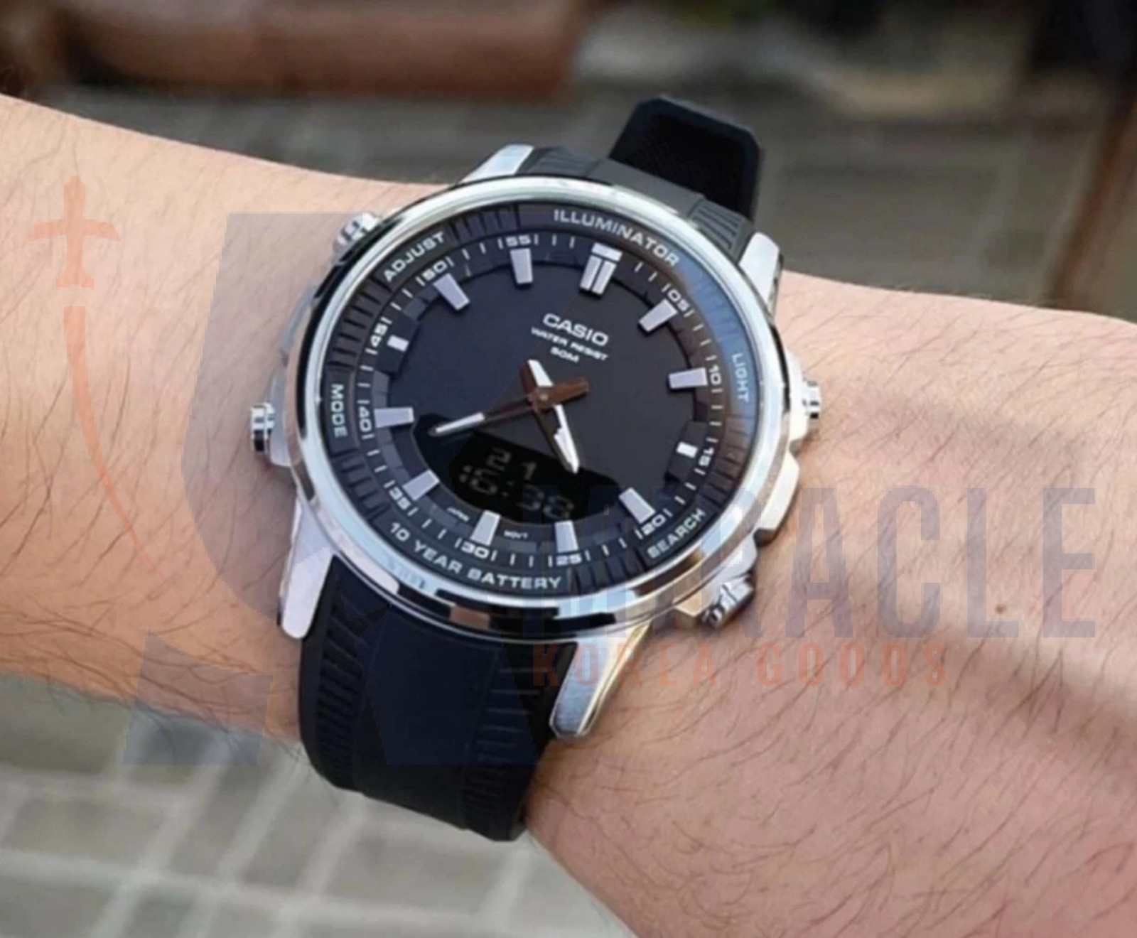 Casio AMW-880-1A Analog Digital Watch / 10-Year Battery / Genuine / Express