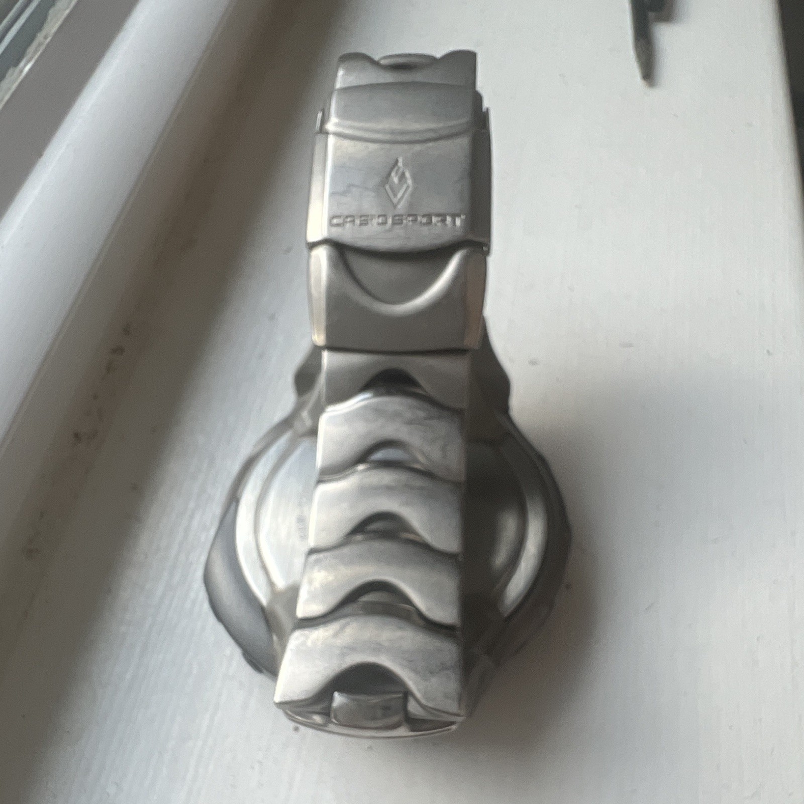 Casio Pathfinder Wave Ceptor Digital ABC Sensor Watch 100m Titanium bracelet.