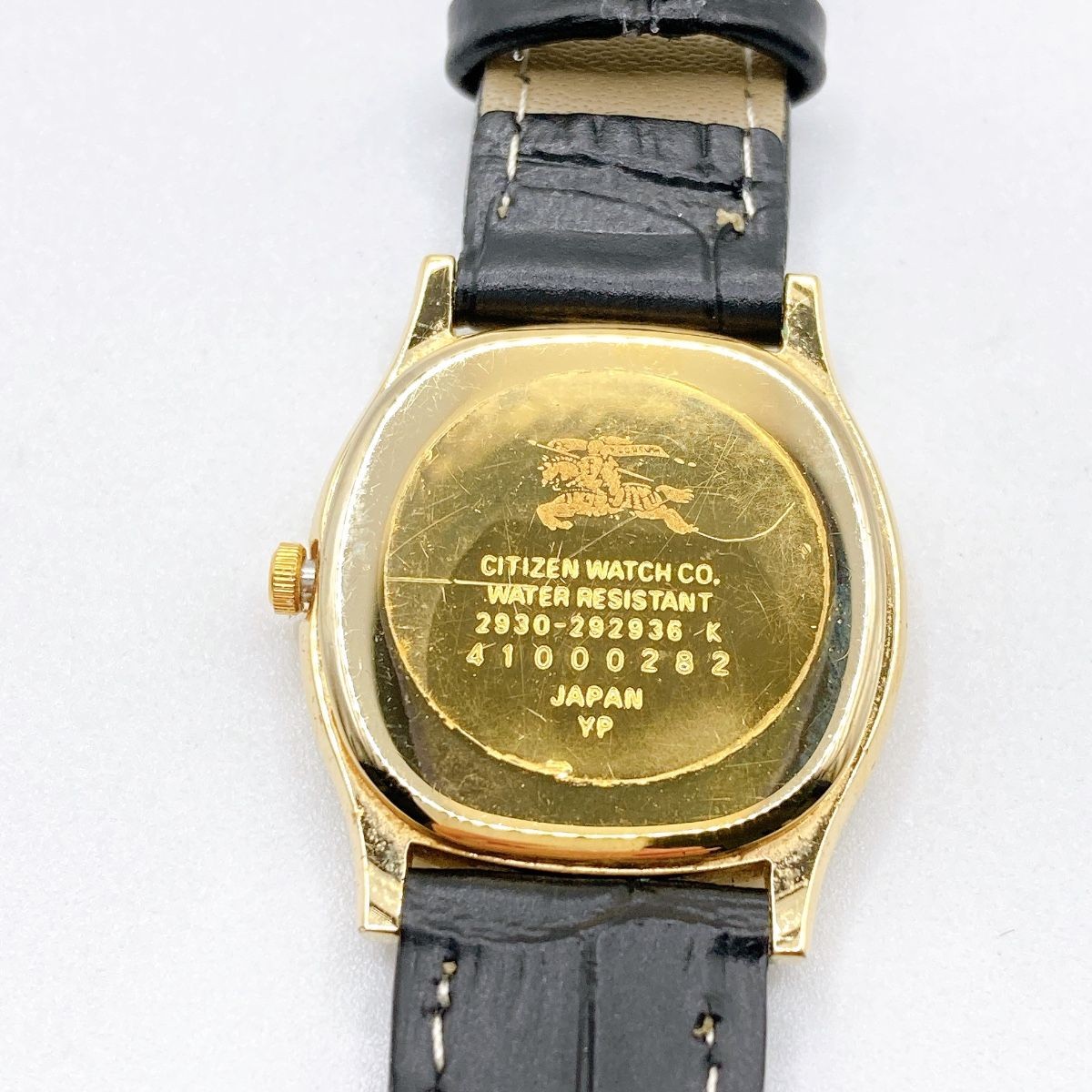 389 Burberry Ladies Watch Quartz New Battery Black Leather