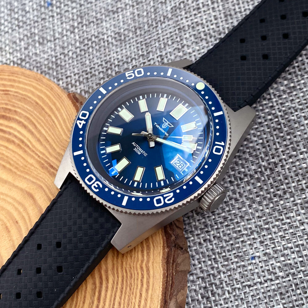 30ATM Titanium 41mm AR Domed Sapphire Japan NH35A PT5000 Automatic Men’s Watch