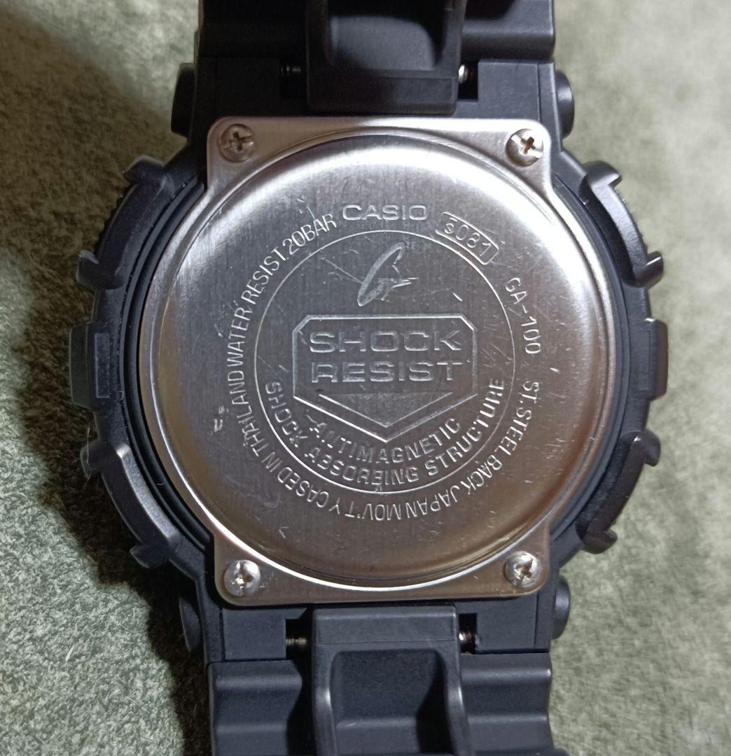 CASIO G-SHOCK GA-100 Matte Black