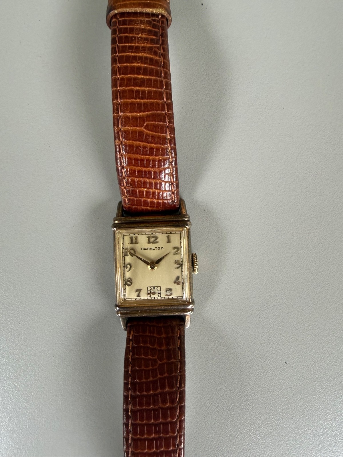 Vintage 1940’s/50’s Hamilton Lester 14K GF Men’s 19 Jewel Watch