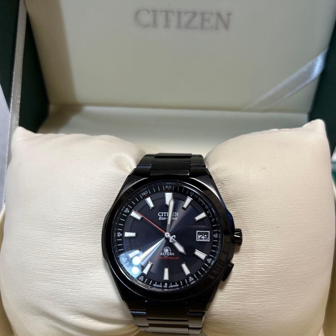 New Limited Edition CITIZEN Attesa ATD53 2723 Titanium Radio Solar