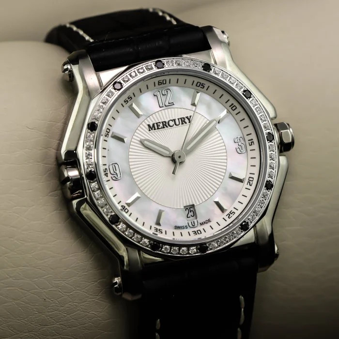 MERCURY – Swiss Made – ME1080-SL-S-7 Swiss Quartz 39.50 mm ME1080 30m (3 ATM,