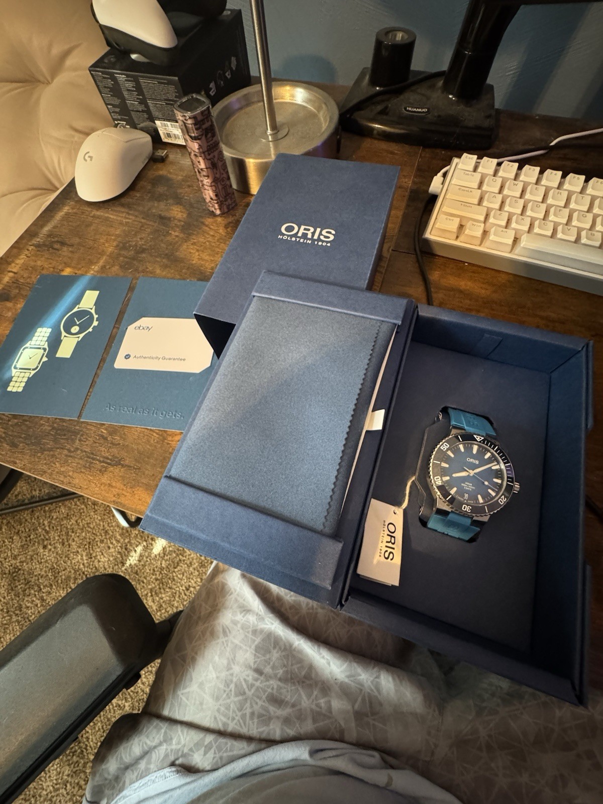 Oris Aquis Date Calibre 400 Stainless Steel Automatic 43mm Men’s Watch 7790