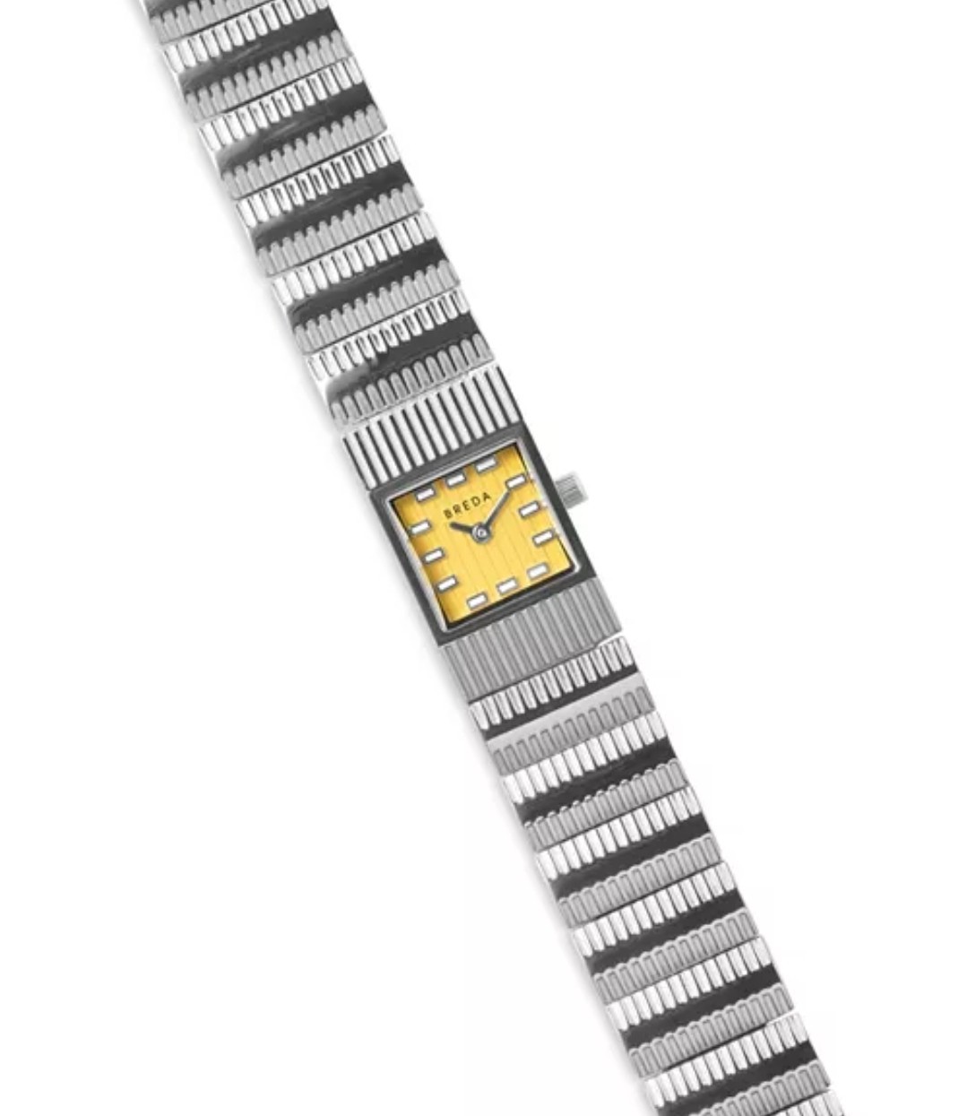 BREDA Unisex Groove Watch, 16mm x 16mm, Silver, $195, New!