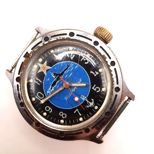 LEGENDARY RUSSIAN VINTAGE MENS WATCH VOSTOK KOMANDIRSKIYe MECHANICAL WORKING RAR