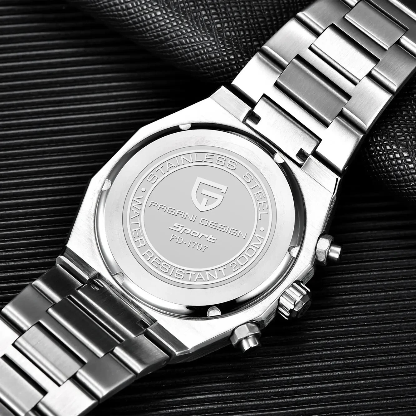 PAGANI DESIGN 2024 New Stainless Steel Watch Luxury Sports Chronograph Quartz