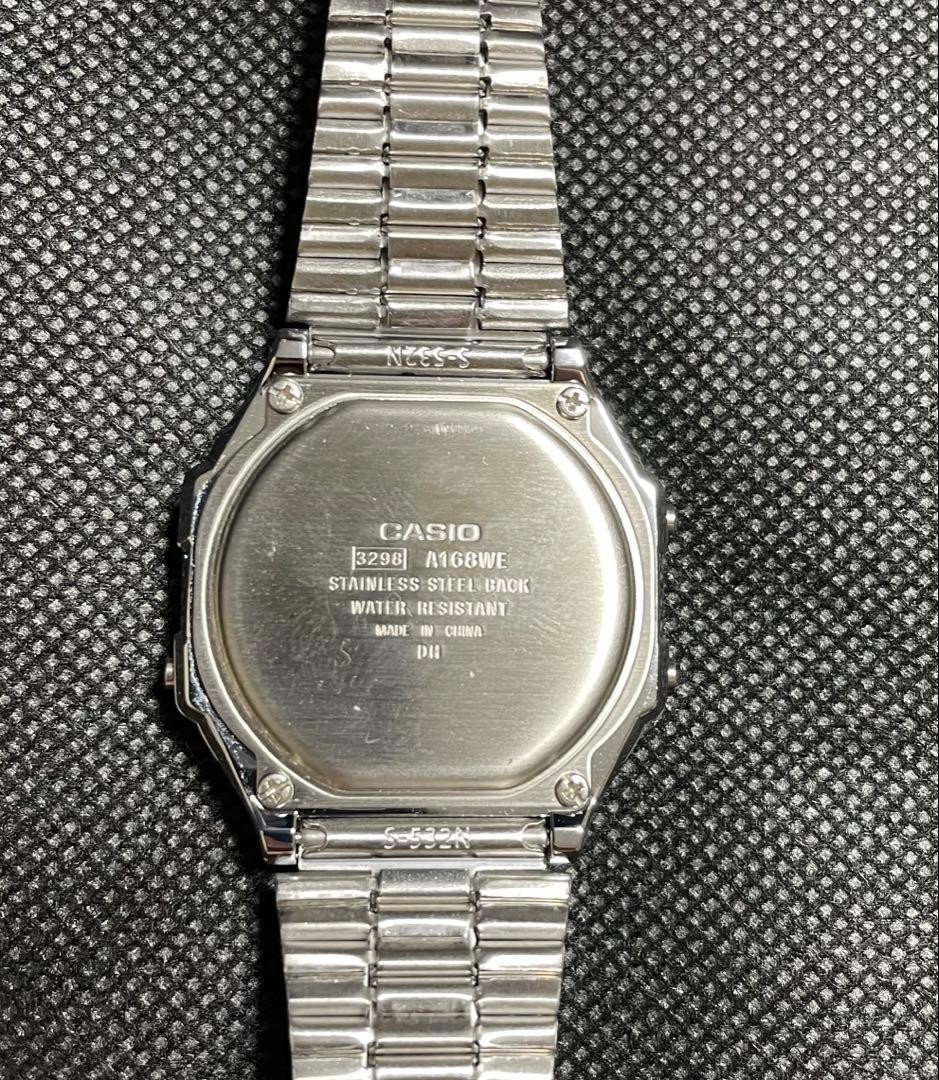 CASIO A169WE Camouflage Digital Watch Used