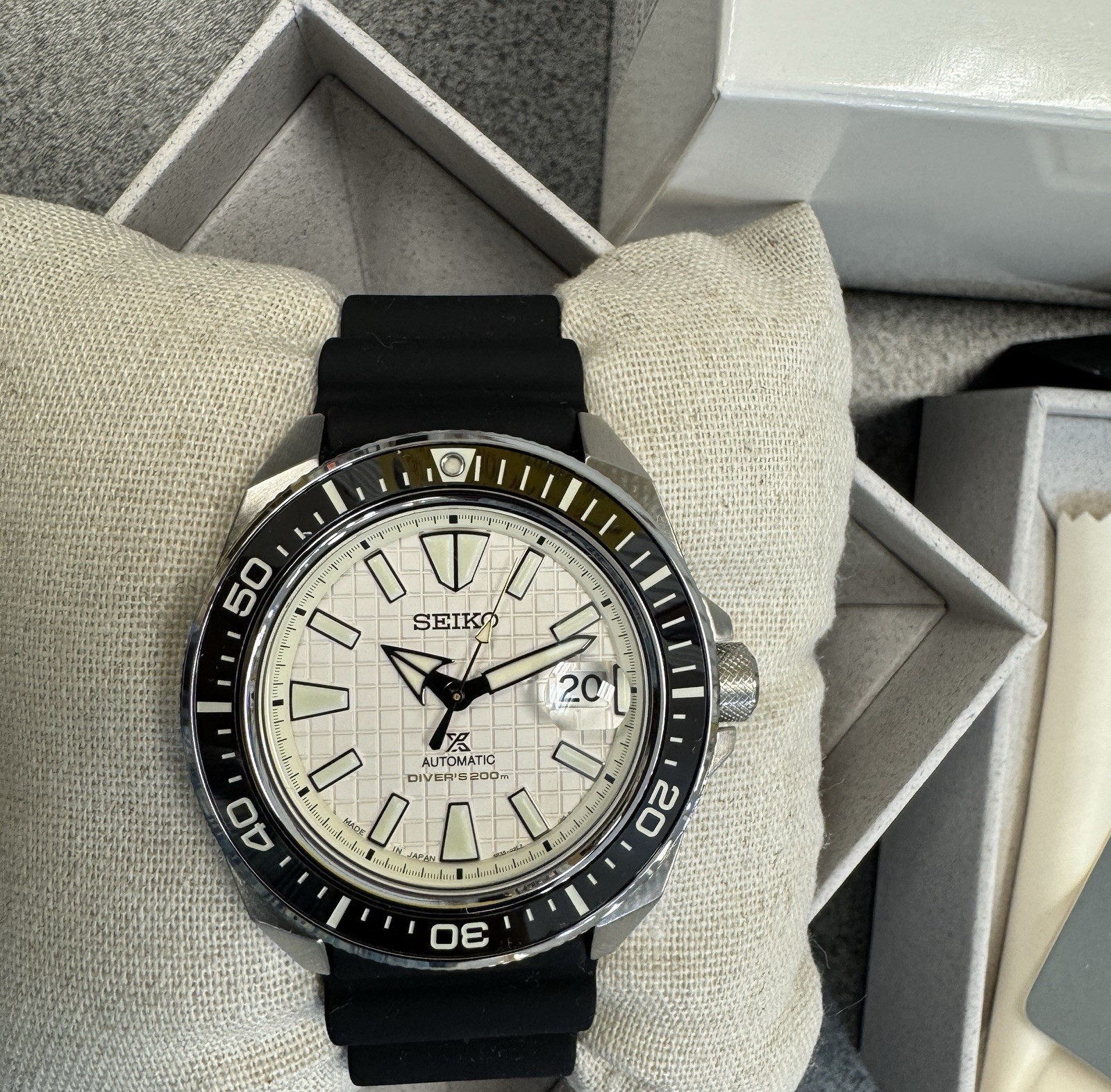 Seiko Automatic Prospex King Samurai Divers Men’s Watch SRPE37 Made In Japan