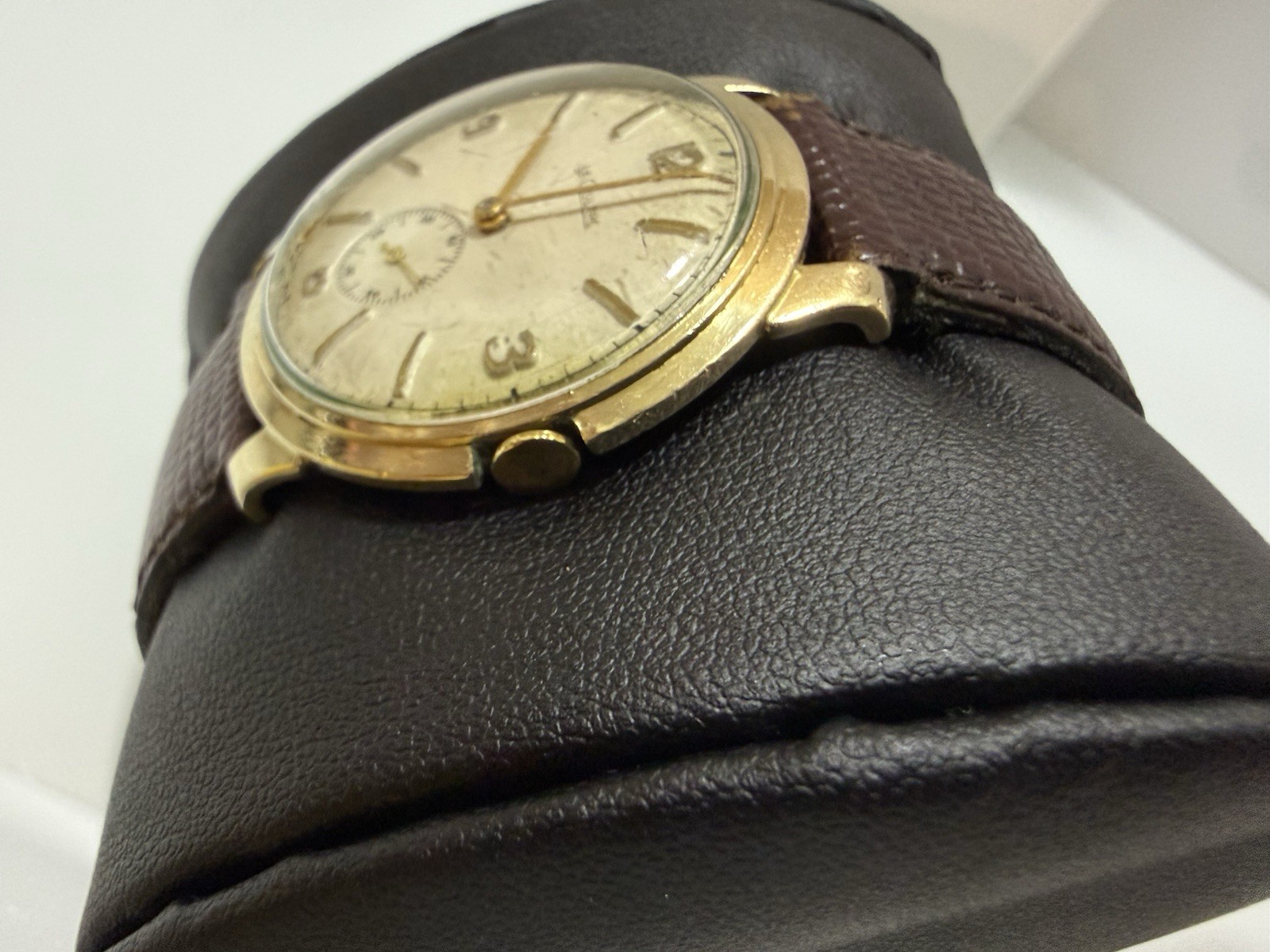 Vintage LeCoultre Manual Wind 10K Gold Filled Men’s Watch Small Seconds 1950s