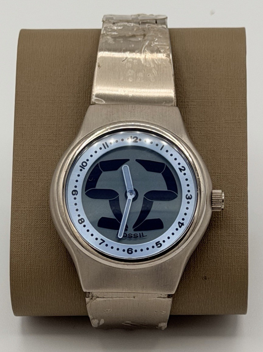 Fossil Big Tic Y2K Era Watch JR-7860 New – Old Stock – Plastic on back & on band