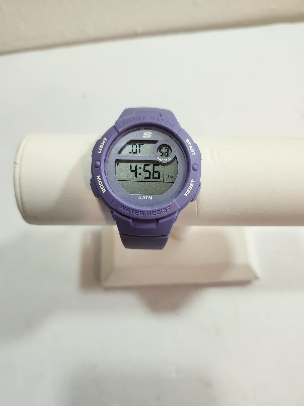 Skechers SR1030 Digital Quartz Sport Watch Purple Silicone Strap 50m 5 ATM