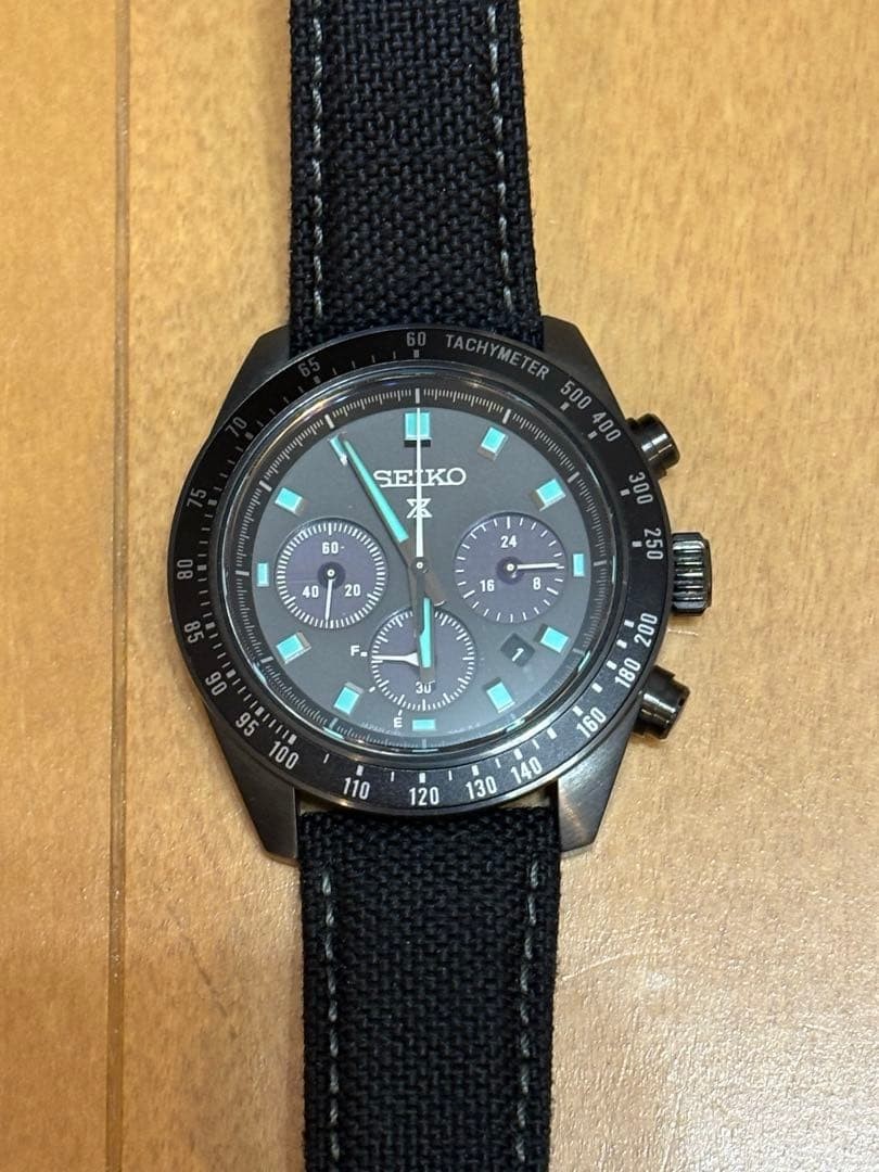 SEIKO Prospex Speed Timer SBDL105 Chronograph Solar Men’s Watch C#146856 FS